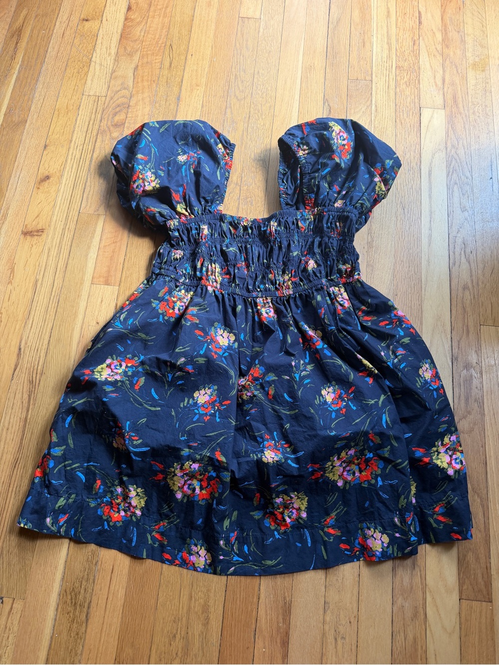 Free assembly navy floral dress